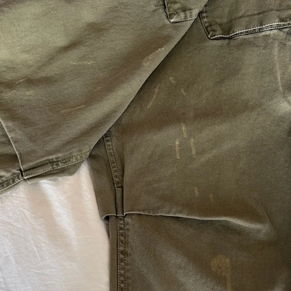 Free People Dark Green barrel leg Cargo Pants - Picture 5 of 7